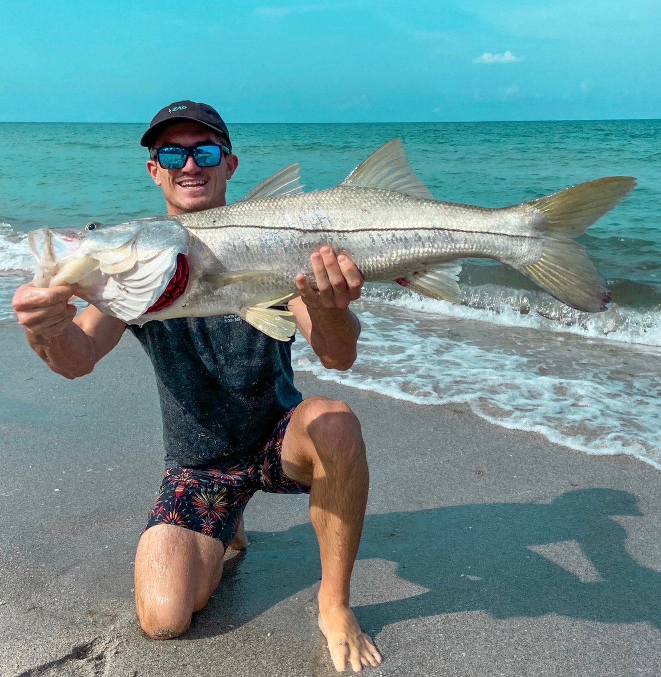 Fishing on the beach, Englewood FL